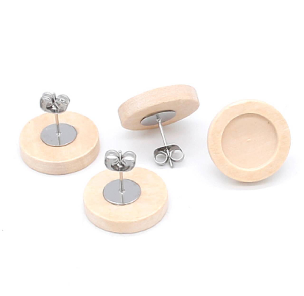 PU103 Puzeta drevená s lôžkom 12 mm (Svetlé drevo)