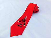 Pánske doplnky - Ručne vyšívaná kravata - 10684093_