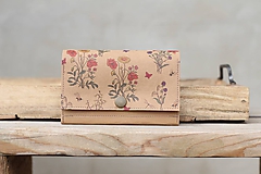 Peňaženky - Snappap peňaženka kvety - 10688458_