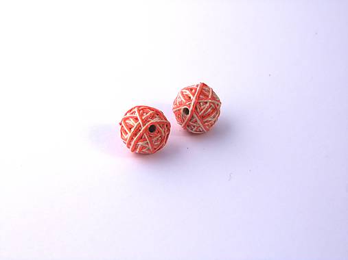 Materiál ručne robený - Korálky pár klbiek 27 - 10686830_