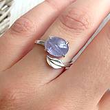 Prstene - Tanzanite Silver Ag925 Ring  / Strieborný prsteň s tanzanitom /A0039 - 10690528_