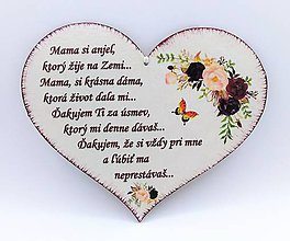Tabuľky - Srdce pre maminku - 10698153_