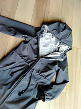 Bundy a kabáty - Softshellová parka so vsadkou na nosenie - 10696456_