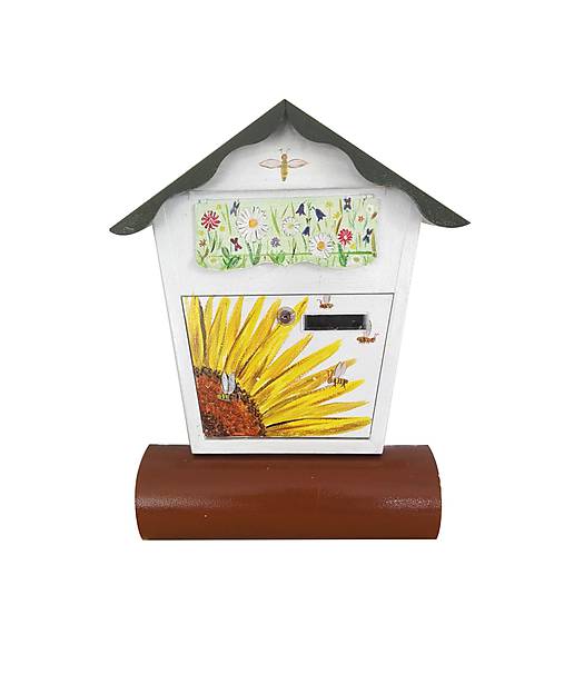 Úložné priestory & Organizácia - Maľovaná poštová schránka - U včelára - 10701076_