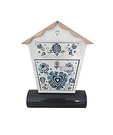 Nádoby - Poštová schránka - Modrý ornament - 10701081_