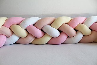 Detský textil - Zapletanec Štvorkáč Marshmallow - 10705529_