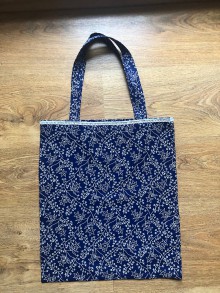Nákupné tašky - Taška modrý folk 3 - 10708345_
