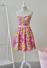 Šaty - Kvetované šaty  - 10707546_
