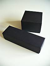 Úložné priestory & Organizácia - čierne krabičky na želanie - 10709807_