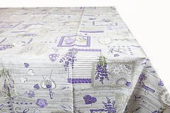 Textil - Dekoračná bavlna levanduľa metráž - 10713051_