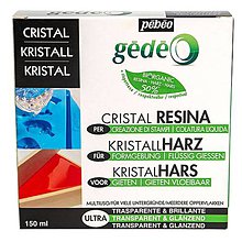 Suroviny - BIO krištáľová živica Gédéo, (Pébéo), číra, (150 ml) - 10716602_