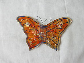 Dekorácie - Motýl - 10715400_