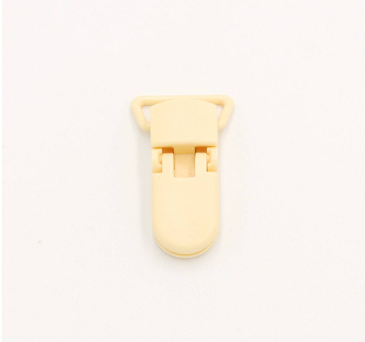 KL101 Klip na dudlíky plastový 2,5 cm (Žltý)