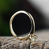 Prstene - Ako požiadať princeznú o ruku  (v žltom zlate) - 10718621_