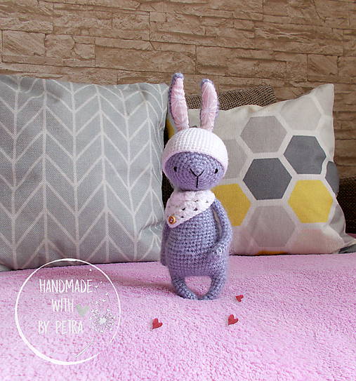 Hračky - Zajačik Emka ♥ (Zajačik Emka) - 10721463_