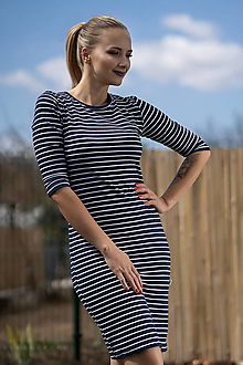 Šaty - Dámské šaty Sofia Stripes (L) - 10722757_