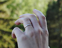 Prstene - Obrúčky s briliantmi - 10725730_
