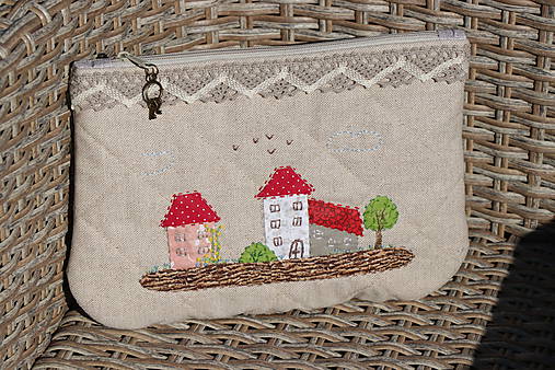 Taštičky - Plochá taštička, -20% - 10723551_