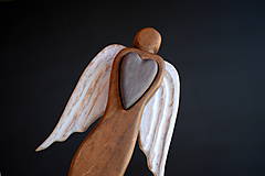Dekorácie - Anjel so srdcom (Anjel so srdcom III.) - 10724383_
