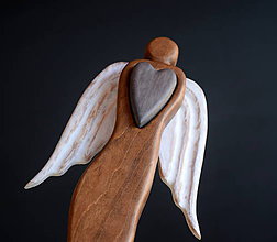 Dekorácie - Anjel so srdcom (Anjel so srdcom III.) - 10724382_