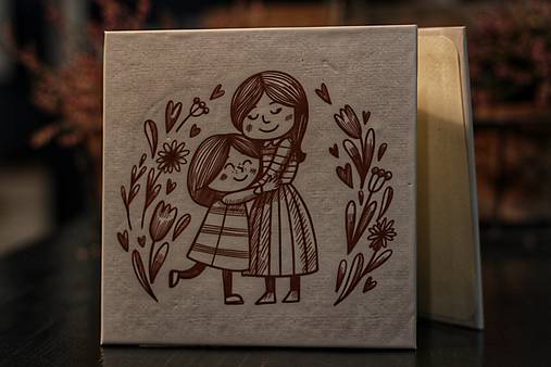 Papiernictvo - Leporelo 13x13 ,,Motherhood,,  (Leporelo 13x13 ,,Motherhood 2,,) - 10737056_