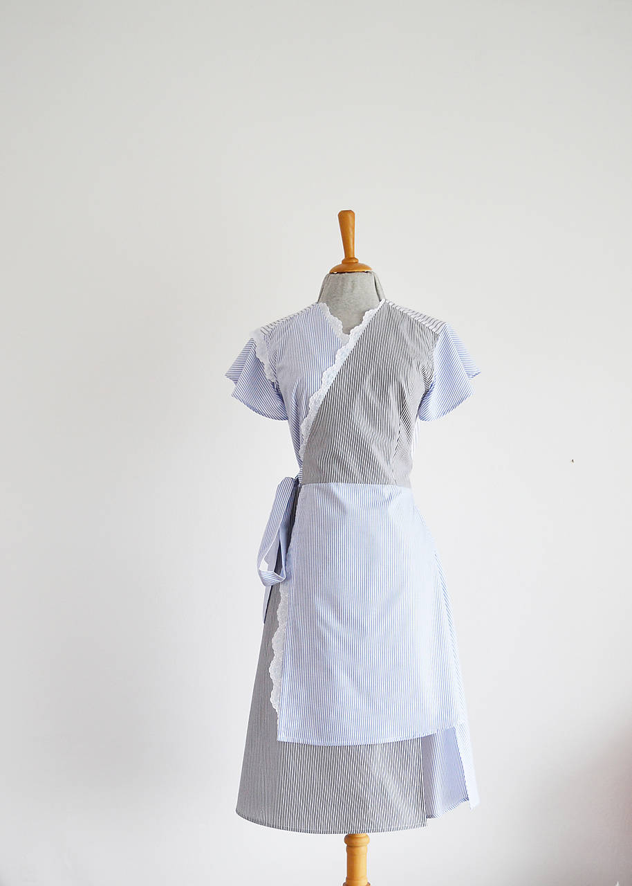 "Upcy" zavinovacie bavlnené šaty 