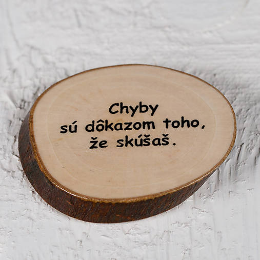 Magnetky - Výpredaj - Magnetka - citát - Chyby... - 10739903_