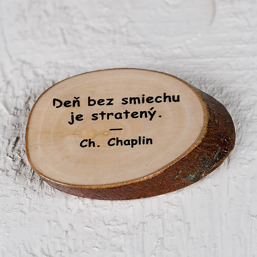 Magnetky - Výpredaj - Magnetka - citát - Ďen bez smiechu... - 10739919_