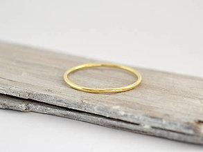 Prstene - 585/1000 zlatý prsteň - 10743277_