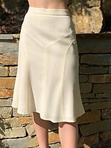 Sukne - Vlnená sukňa alla Chanel - 10744113_