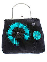 Kabelky - gothic dámská, kabelka spoločenská čipková kabelka čierná G1 - 10748468_