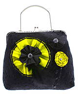 Kabelky - gothic dámská, kabelka spoločenská čipková kabelka čierná G1 - 10748471_