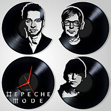 Hodiny - DEPECHE MODE - séria 4 ks LP (vinyl clocks / hodiny) - 10746176_