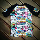 Detské oblečenie - Tričko pre chlapca - grafity - 10750946_