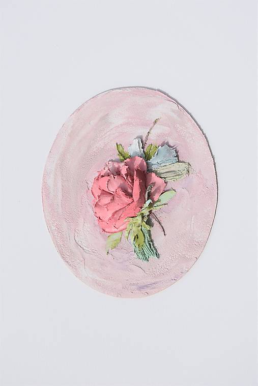 Obrazy - sculpture painting - ruža - 10751003_