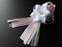 Svadobné pierka - Pierko Evelyn  - ružovo zlatá - 10749605_