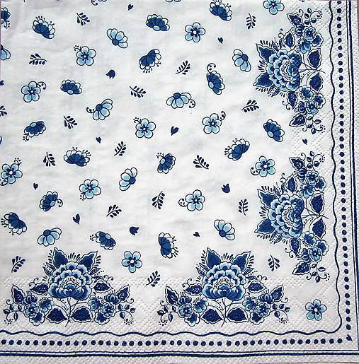 Papier - Servítka  KV 6 - 40x40 cm !! - 10752700_