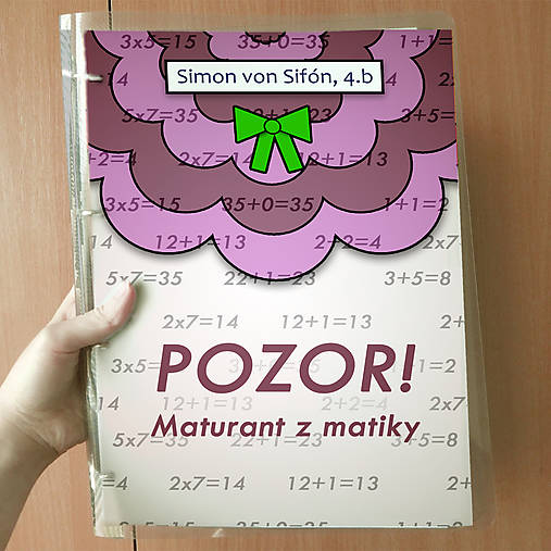 Papiernictvo - Pozor! Maturant z matematiky - zakladač - 10752891_