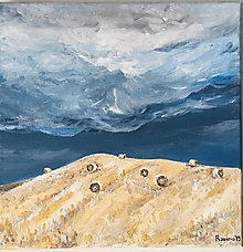 Obrazy - Originál Letná búrka - akryl na plátne - 10759058_