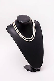 Náhrdelníky - perlový náhrdelník - shell perly (8mm dĺžka podľa vlastného želania - dĺžka do 51 cm) - 10761447_