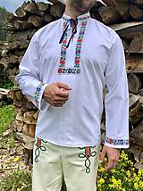 Pánske oblečenie - Folklórna košeľa pánska Alojz - 10765089_
