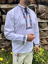Pánske oblečenie - Folklórna košeľa pánska Alojz - 10765093_