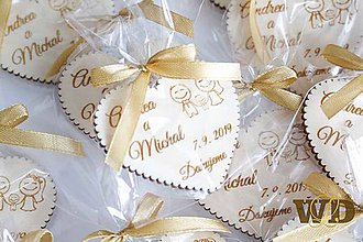 Darčeky pre svadobčanov - Svadobné darčeky s balením - 10768789_