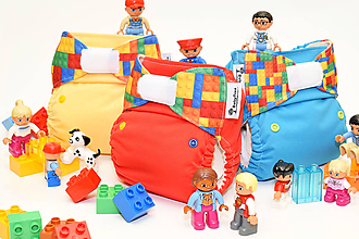 Detské doplnky - LEGO Red - PUL Kapsová Plienočka (veľ. S-M-L) + vkladačka - 10768638_