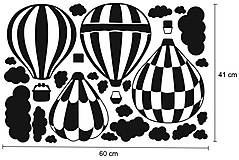 Dekorácie - Nálepky na stenu - Balóny (Biela) - 10766475_