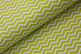 Úžitkový textil - Mini chevron light green - 10771409_