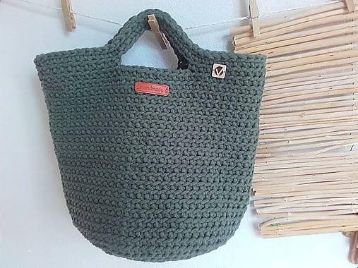 Veľké tašky - TOTE BAG khaki - 10770906_