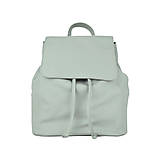 Batohy - Moderný kožený ruksak z pravej hovädzej kože v šedej farbe - 10771524_