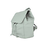 Batohy - Moderný kožený ruksak z pravej hovädzej kože v šedej farbe - 10771525_
