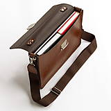 Na notebook - Kožená taška na notebook ZMEJSS (Hnedá) - 10774826_